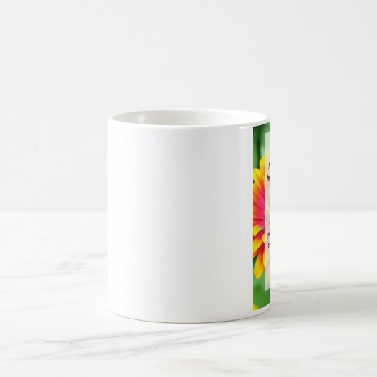 イザヤ54:17汝に対して形成される武器は無し コーヒーマグカップ (中央)