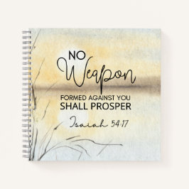 イザヤ54 17聖書に対して武器は形成されなかった ノートブック