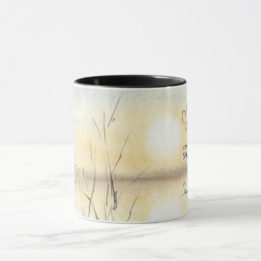 イザヤ54 17聖書に対して武器は形成されなかった マグカップ (中央)