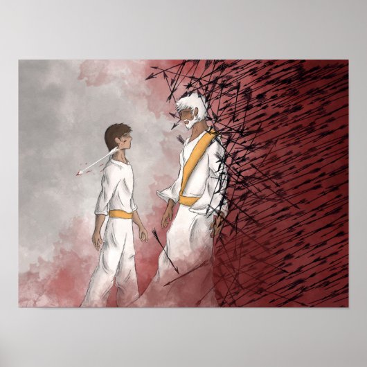 イザヤ54:17 /ローマ8:28 ポスター (正面)