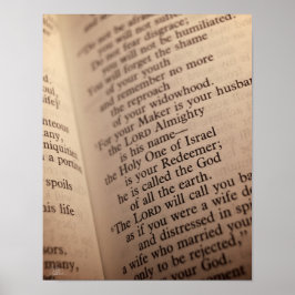 イザヤ54:5 [プリント] ポスター