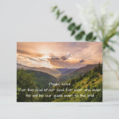 イザヤ55バイブル聖なる書物、 経典感謝していクリスチャンカスタム 招待状 (スタンド正面)