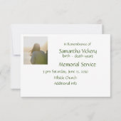 イザヤ55バイブル聖なる書物、 経典感謝していクリスチャンカスタム 招待状 (裏面)