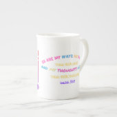 イザヤ55マグカップv2 ボーンチャイナマグカップ (正面右)