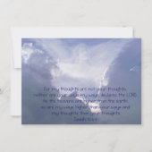 イザヤ55章 聖書 生命の祝祭 招待状 (正面)