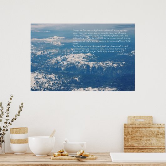 イザヤ55 ポスター (キッチン)