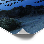 イザヤ55:6主が見つかるうちに、主を求めなさい ポスター (角)