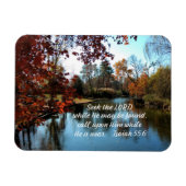 イザヤ55:6主が見つかるうちに、主を求めなさい マグネット (横)