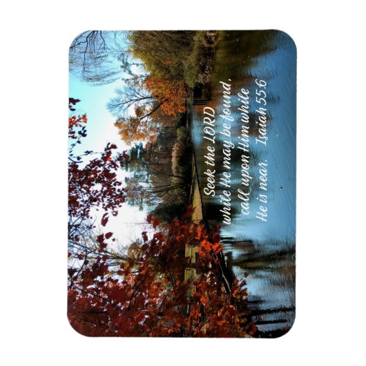 イザヤ55:6主が見つかるうちに、主を求めなさい マグネット (縦)