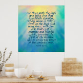 イザヤ57:15 ポスター (キッチン)