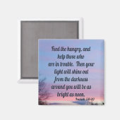 イザヤ58:10 マグネット (正面/裏面)