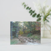 イザヤ58:11主は道を知っている… ポストカード (スタンド正面)