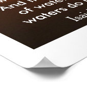 イザヤ58:11 – アートポスター ポスター (角)