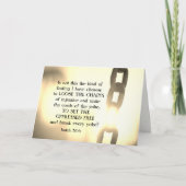 イザヤ58:6わたしは断食の種類を選んだ カード (正面)