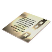 イザヤ58:6わたしは断食の種類を選んだ タイル (側面)