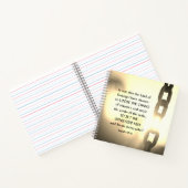 イザヤ58:6わたしは断食の種類を選んだ ノートブック (内部)