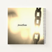 イザヤ58:6わたしは断食の種類を選んだ ノートブック (裏面)