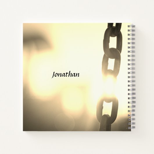 イザヤ58:6わたしは断食の種類を選んだ ノートブック (裏面)