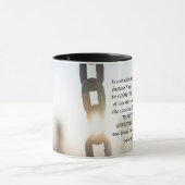 イザヤ58:6わたしは断食の種類を選んだ マグカップ (中央)