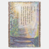 イザヤ58:8 スローブランケット (正面縦)