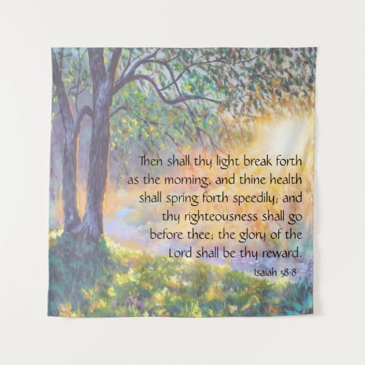 イザヤ58:8 タペストリー (正面)