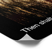 イザヤ58:9 – ここにいる – アートプリント ポスター (角)