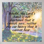 イザヤ59:1 ポスター (正面)