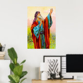 イザヤ6イザヤは神の声のポスターを聞く ポスター (ホームオフィス)