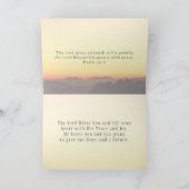 イザヤ60:2闇は地の聖書を覆う カード (内部)