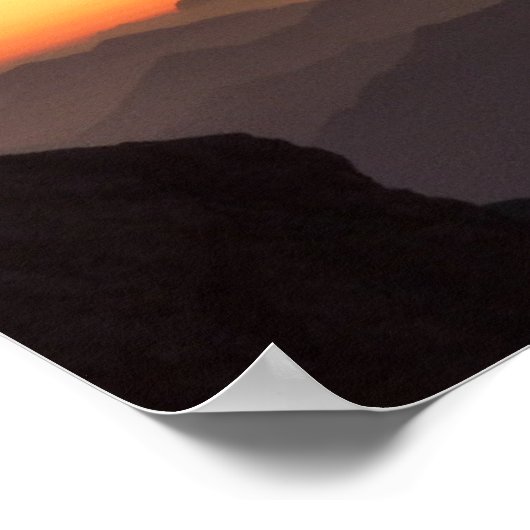 イザヤ60:2闇は地の聖書を覆う ポスター (角)