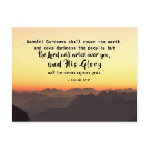 イザヤ60:2闇は地の聖書を覆う