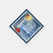 イザヤ60:20主はあなたの光となる スタンダードカクテルナプキン (角)