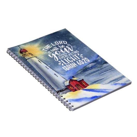 イザヤ60:20主はあなたの光となる ノートブック (右側)