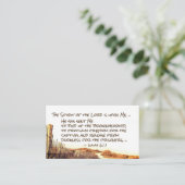 イザヤ61:1主の霊がわたしに臨む 名刺 (スタンド正面)