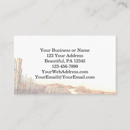 イザヤ61:1主の霊がわたしに臨む 名刺 (裏面)