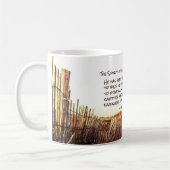 イザヤ61:1主の霊は私に臨む。 コーヒーマグカップ (左)