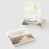 イザヤ61:1主の霊は私に臨む、聖書 ストーンコースター (横)