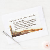 イザヤ61:1主の霊は私に臨む。 長方形シール (封筒)