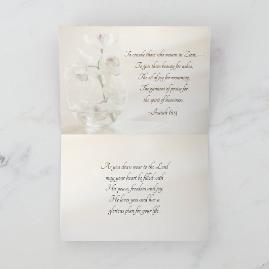 イザヤ61:1,3主の霊がわたしに臨む カード (内部)