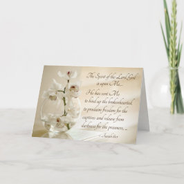 イザヤ61:1,3主の霊がわたしに臨む カード