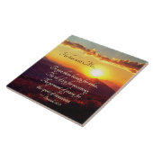 イザヤ61:3灰与えの美しいへ聖書の聖句 タイル (側面)