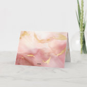 イザヤ61 3美しいアッシュバイブル聖句ピンク カード (裏面)