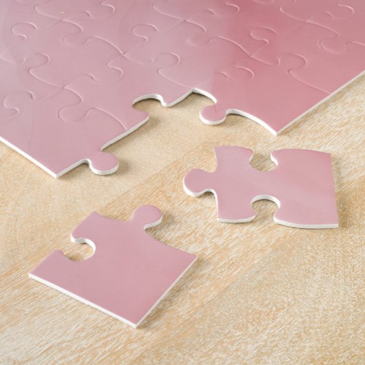 イザヤ61 3美しいアッシュバイブル聖句ピンク ジグソーパズル (側面)