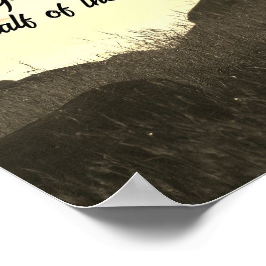 イザヤ64:4あなたのような神を見た目はない ポスター (角)