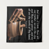 イザヤ64:8 タペストリー (正面(横))