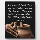 イザヤ64:8 フォトプラーク (正面)