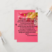 イザヤ65:16 KJV聖書聖なる書物、 経典Pic Greeting カード (正面/裏面インサイチュ)