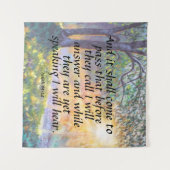 イザヤ65:24 タペストリー (正面(横))