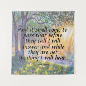 イザヤ65:24 タペストリー (正面)