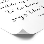 イザヤ66:9 ポスター (角)